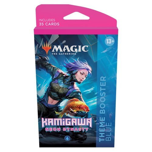 MTG - Blue Kamigawa Neon Dynasty Theme Booster