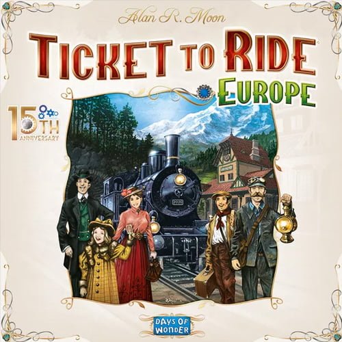 Ticket to ride europe 15th anniversery