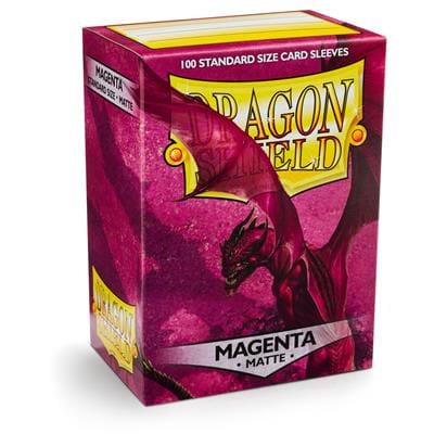 Dragon Shield Standard Sleeves - Magenta Matte (100 Sleeves)