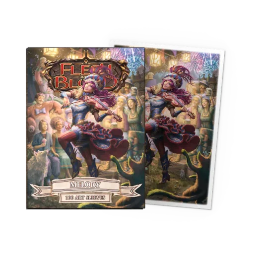 box_sleeve_flat-OiKE_LQL Flesh & Blood Matte Art Sleeves - Melody (100 Sleeves)