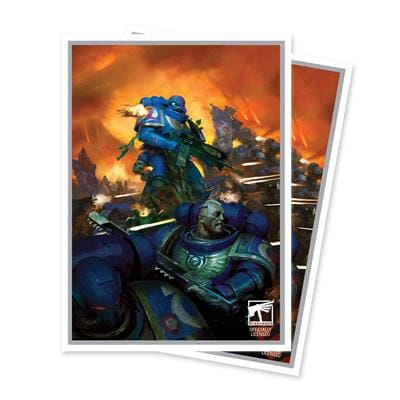 UP - Space Marines - Adeptus Astartes 105ct Apex Deck Protector sleeves