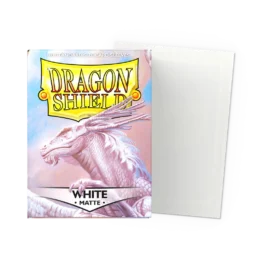 HIHOPIA 36 Dragon Shield Standard Sleeves - Matte White (100 Sleeves)