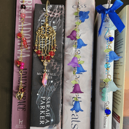 Metal Bookmark with Charms ✨