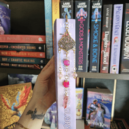 Metal Bookmark with Charms ✨