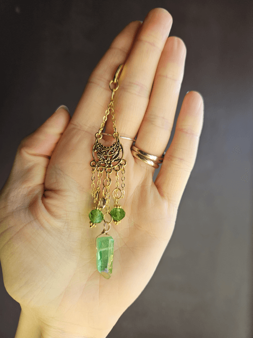 Metal Bookmark with Charms ✨