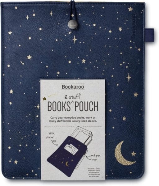 5035393484101 Bookaroo Books & Stuff Pouch - Moon & Stars