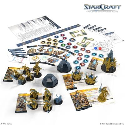 139850_1 StarCraft® The Miniatures Game - Protoss Starter Set Founders Edition