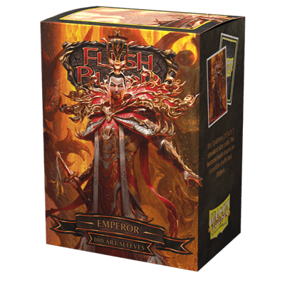 90699_0 Dragon Shield Flesh and Blood License Standard Matte Art Sleeves - Emperor (100 Sleeves)